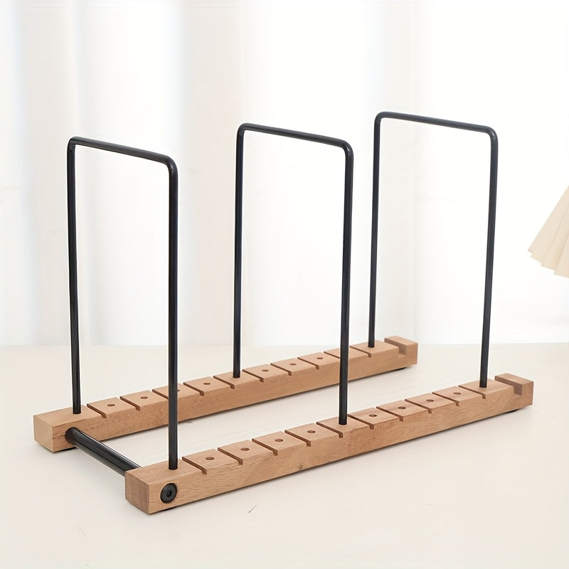 Multi-Purpose Wooden Record Storage Rack - CD & LP Display Shelf with Acrylic Baffle (No Assembly) -Recordshaven