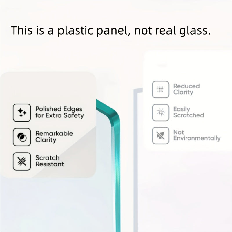 3-Pack Heavy-Duty PVC LP Display Frames - Wall-Mounted 12x12 Vinyl Album Holders (Adhesive/Screw) -Recordshaven