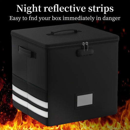 Collapsible Lockable Record Crate with Lid & Handles (100+ 12" LPs) -Recordshaven