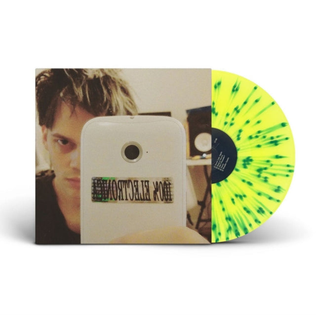 100% Electronica [LP] (Neon Yellow with Green Splatter Vinyl) - VINYL LP