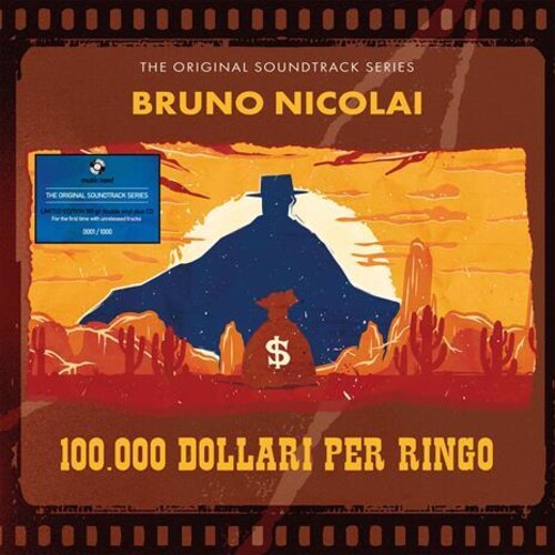 100000 Dollari Per Ringo (Soundtrack) [3LP Orange Clear 180 Gram Vinyl Import] - VINYL LP
