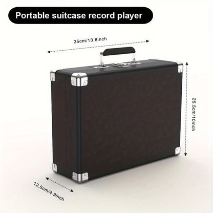 Maio C210 Vintage Wooden Turntable - 3-Speed (33/45/78 RPM), Belt-Driven, Wireless Streaming & Built-in Speaker -Recordshaven