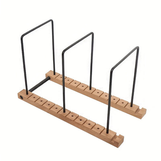 Multi-Purpose Wooden Record Storage Rack - CD & LP Display Shelf with Acrylic Baffle (No Assembly) -Recordshaven